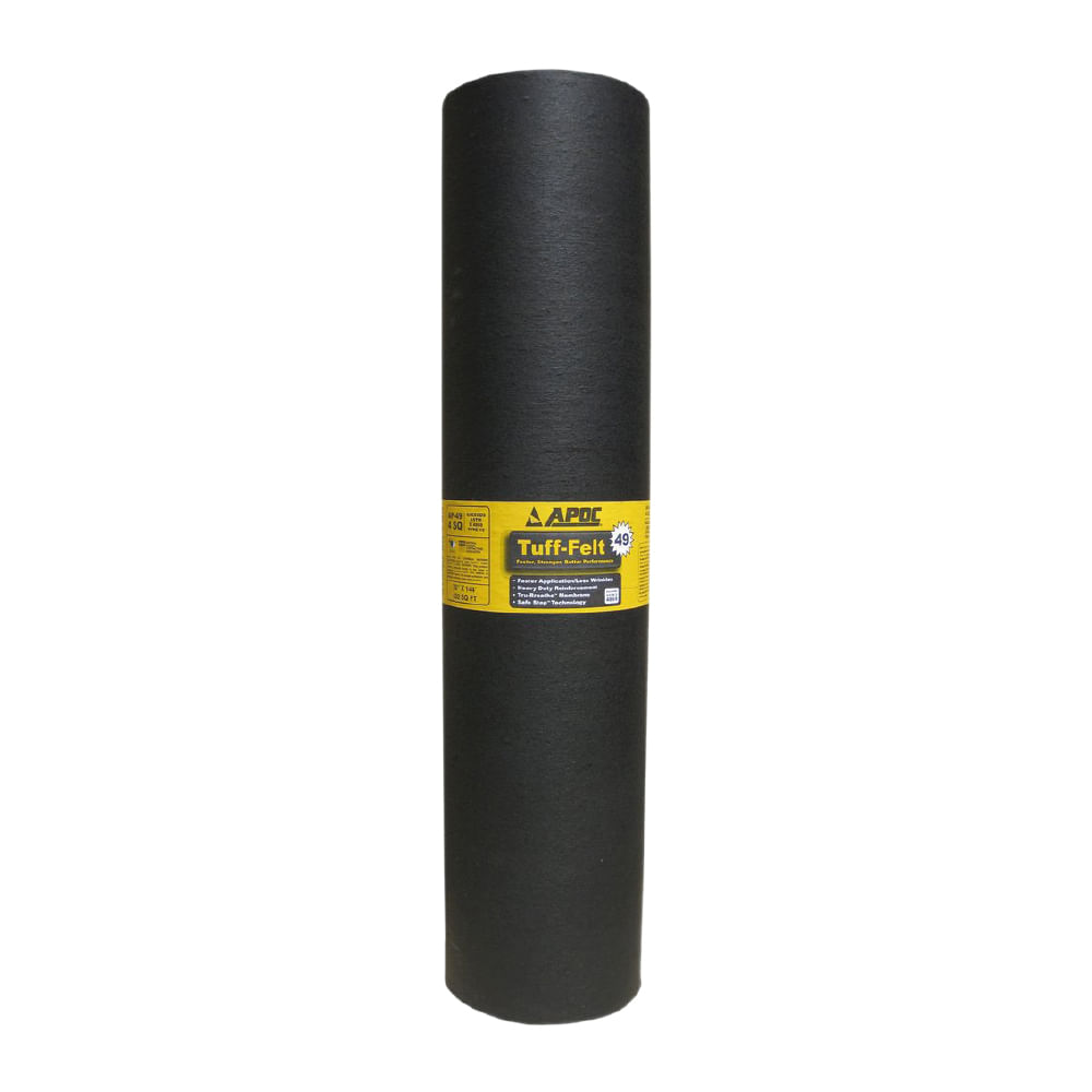 Rollo de felpa #15 3' x 144' apoc. Negro. 144'. (en rollo)