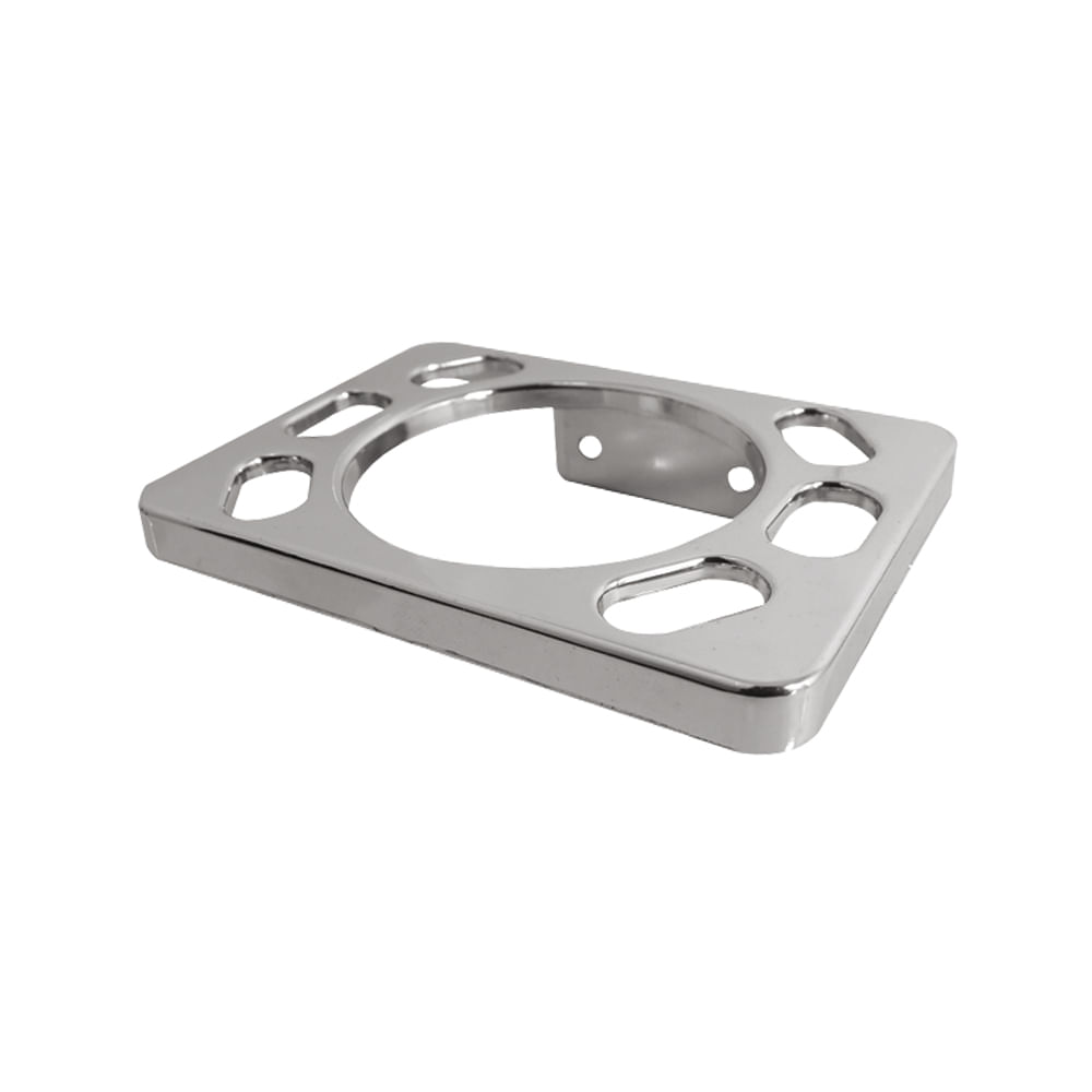 Cepillera para sobreponer cromada aquina. Cromado