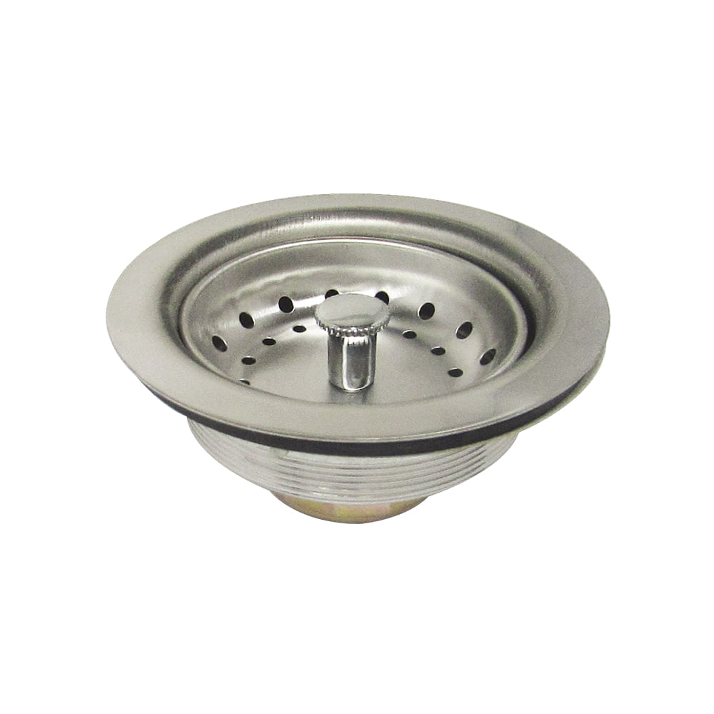 Canasta de metal para fregador aquina. Acero inoxidable. 4-1/2