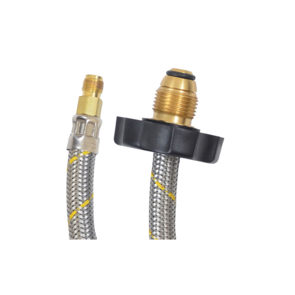 Manguera para gas acero 7/16x7/8 50cm coflex. Trenzado de inoxidable. 7/16 x 50 cm