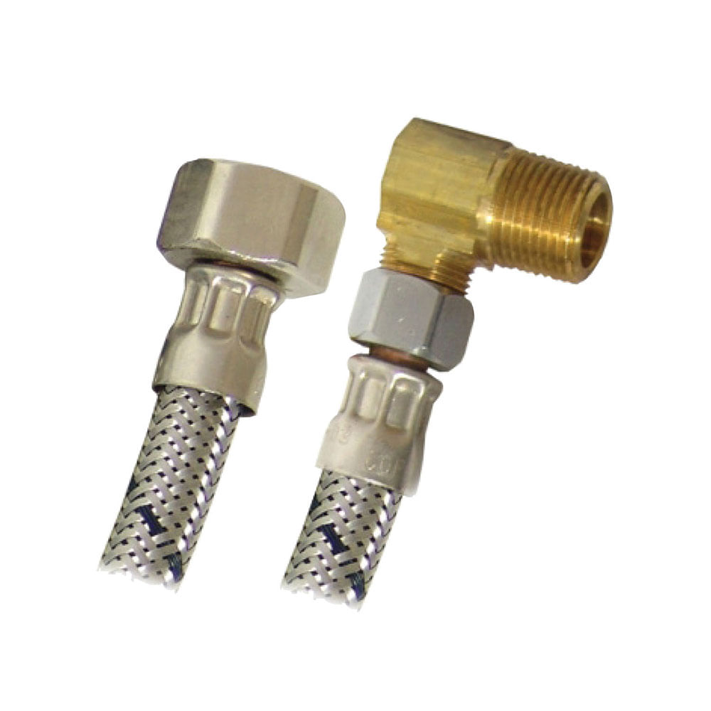 Manguera coflex para lavavajillas eav-a150. Trenzado de acero ultra. 1/2 x 3/8 150 cm