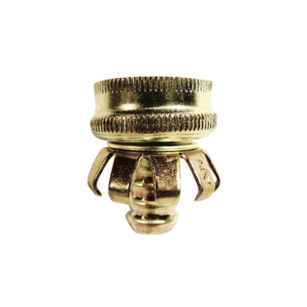 Coupling hembra de bronce para manguera. Bronceado. 1/2