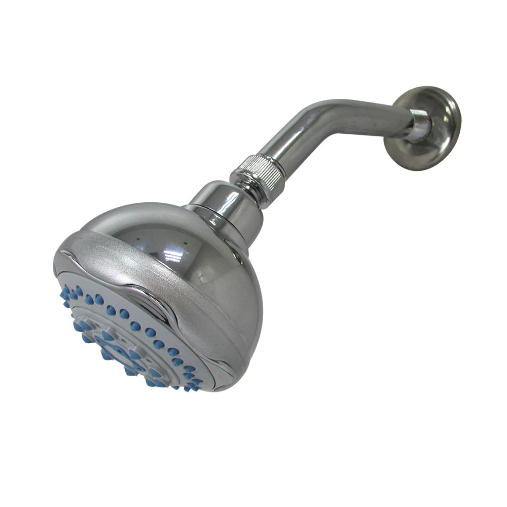 Regadera con brazo 5 funciones aquina. Cromado