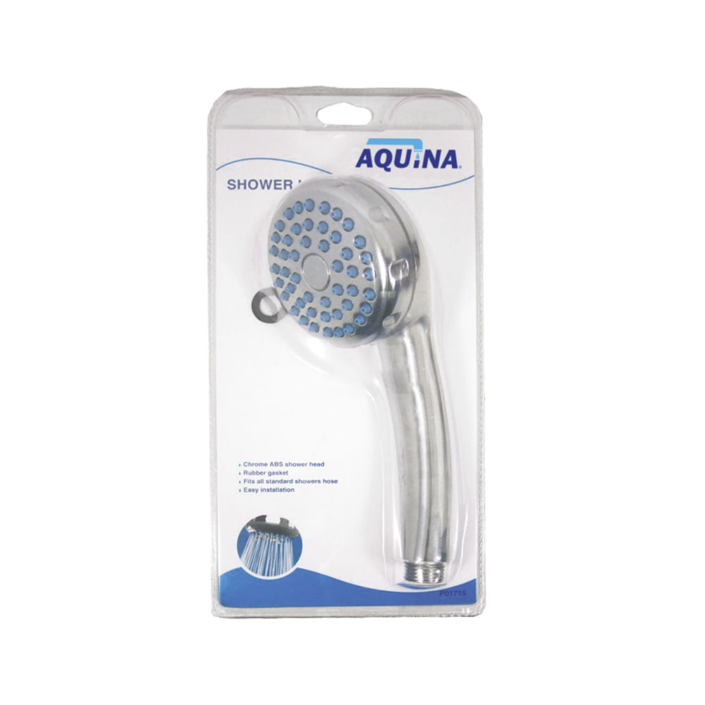 Regadera manual aquina. Cromado