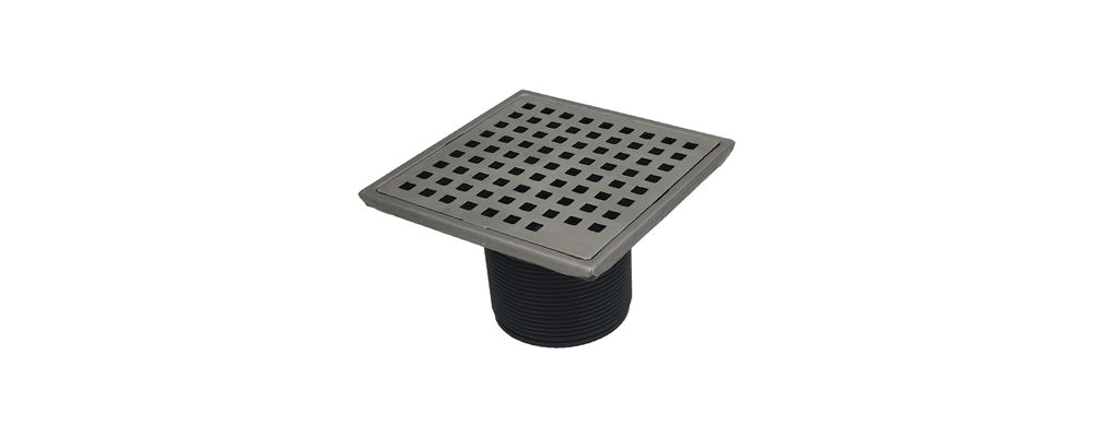 Parrilla para baño de 4abs + metal aquina. Abs acero inoxidable. 4