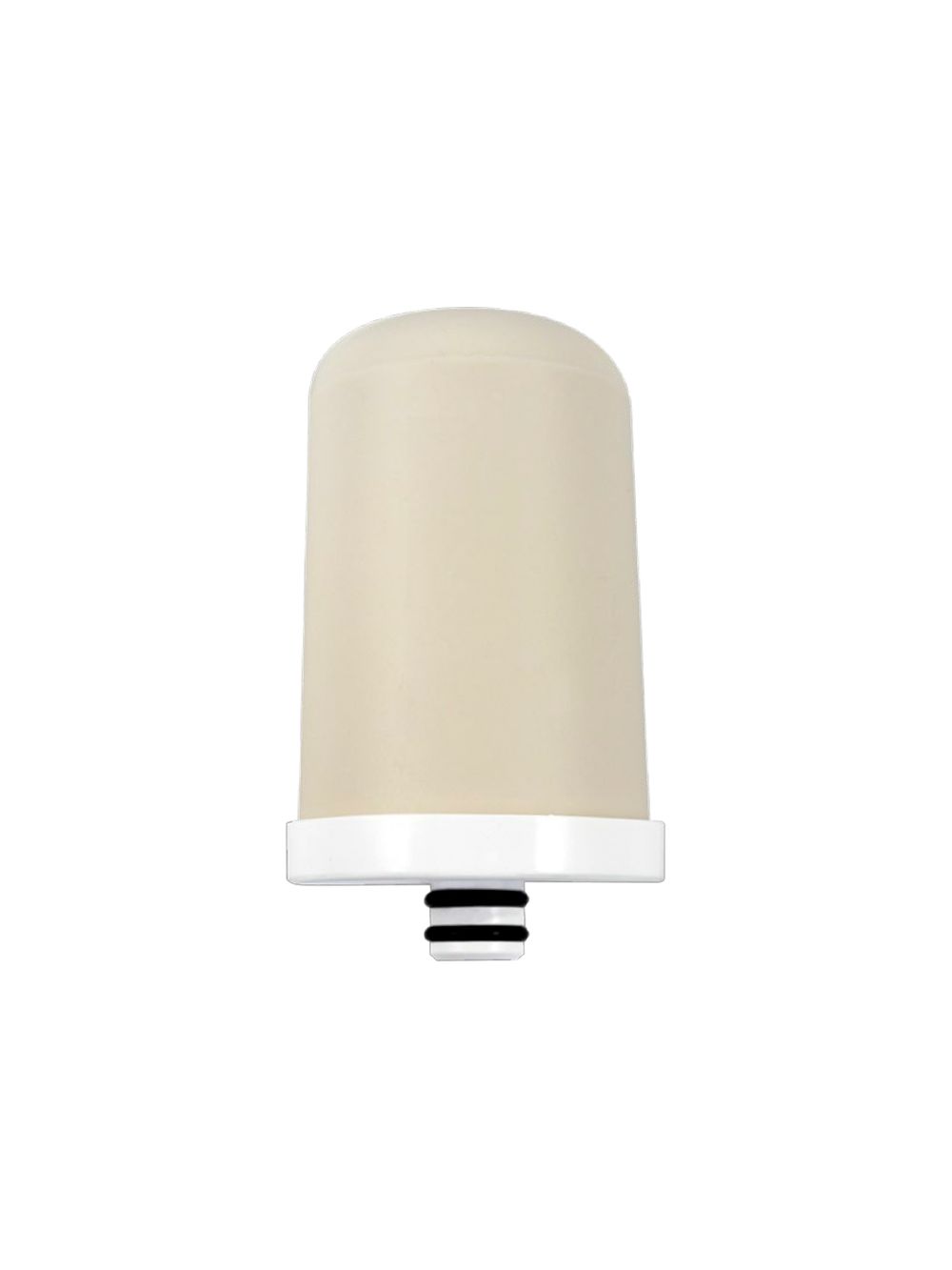 Filtro de ceramica con carbon activado aquina. Blanco