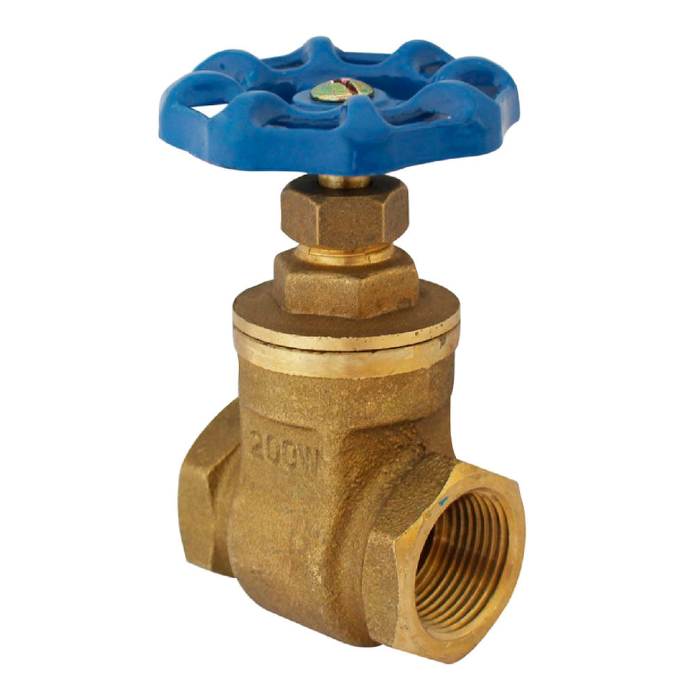 Llave de paso con r p. Pfister 1/2. Bronce. 1/2