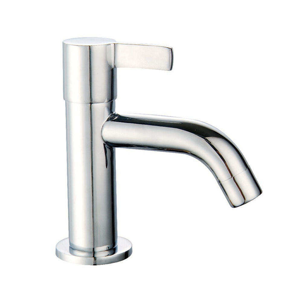 Llave de lavamano sencilla quadrado pfister. Cromo. Cromo