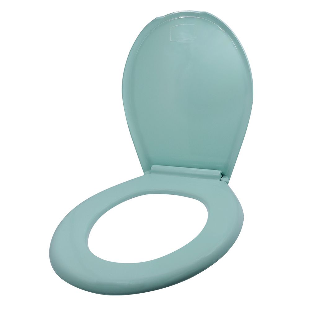 Asiento para inodoro corto verde menta aquina. Menta. 35. 7 x 357 410. 6 mm