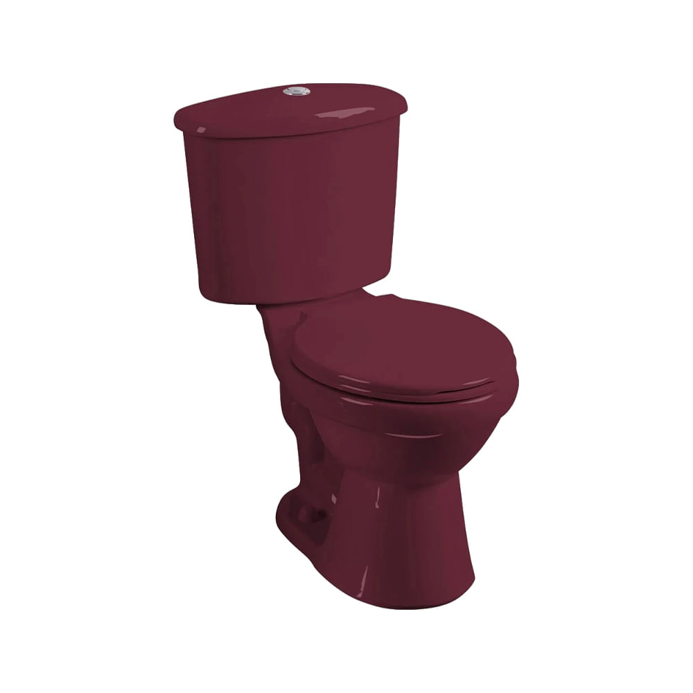 Inodoro cherry con asiento/ferret. Tanque. Cherry. 70x42. 4x74. 4cm