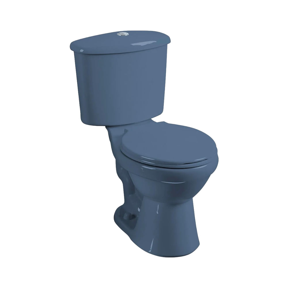 Inodoro azul galaxie con asiento/ferret. Tanque. Galaxie. 70x42. 4x74. 4cm