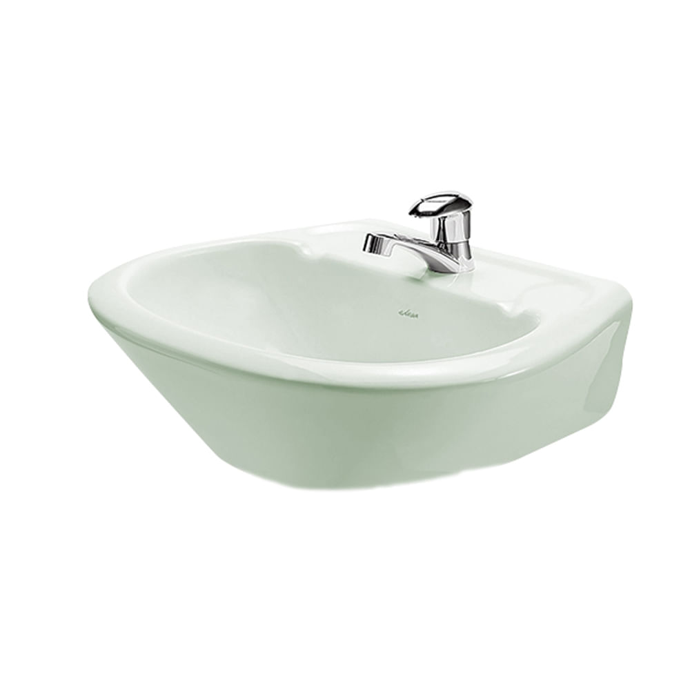 Lavamano shelby verde. 37. 6 x 42. 5 21 cm