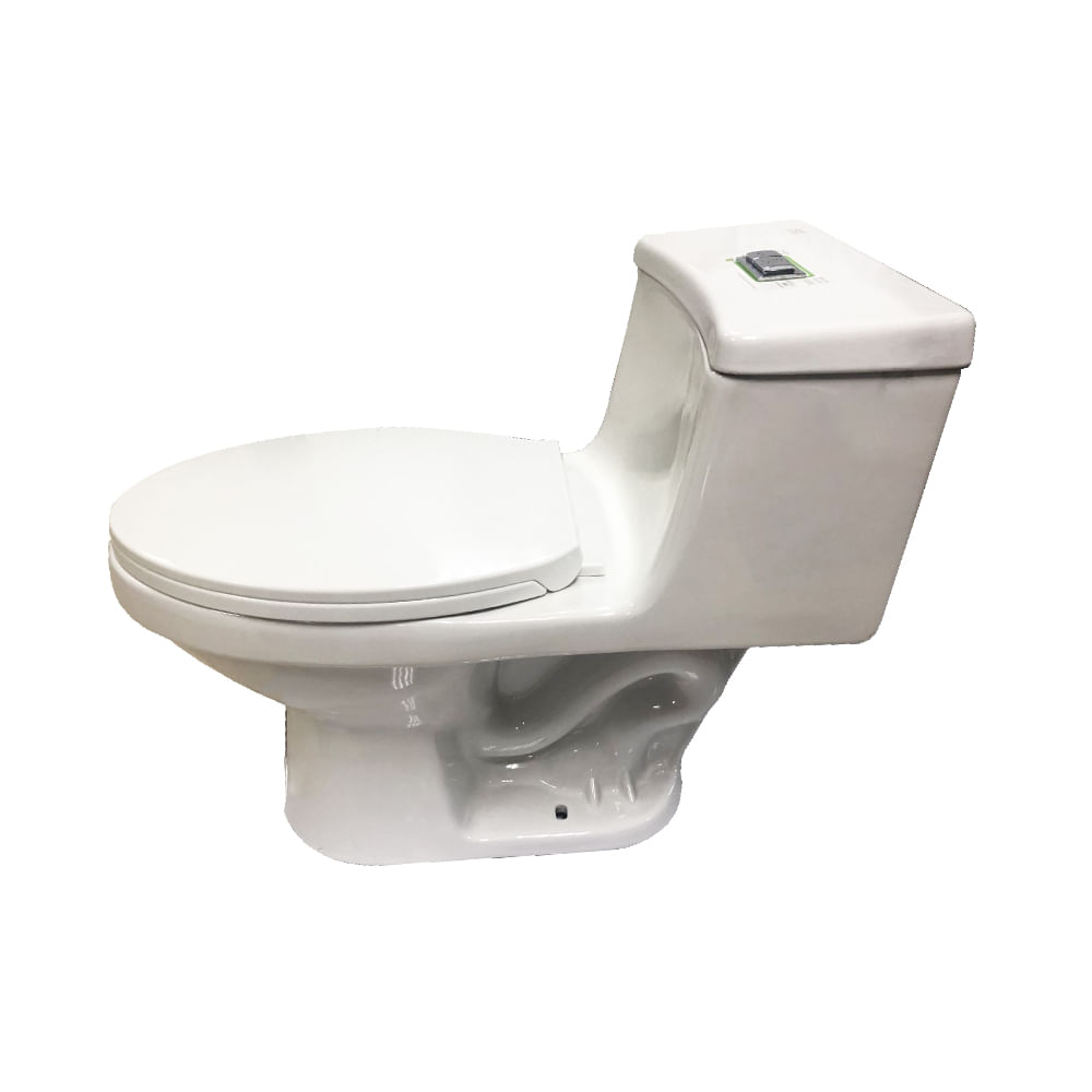 Inodoro one-piece oasis blanco. 75 x 38. 2 63 cm