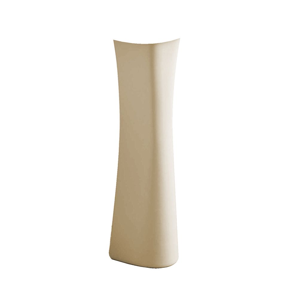 Pedestal crema para lavamano. Crema. 13 x 63. 5 cm