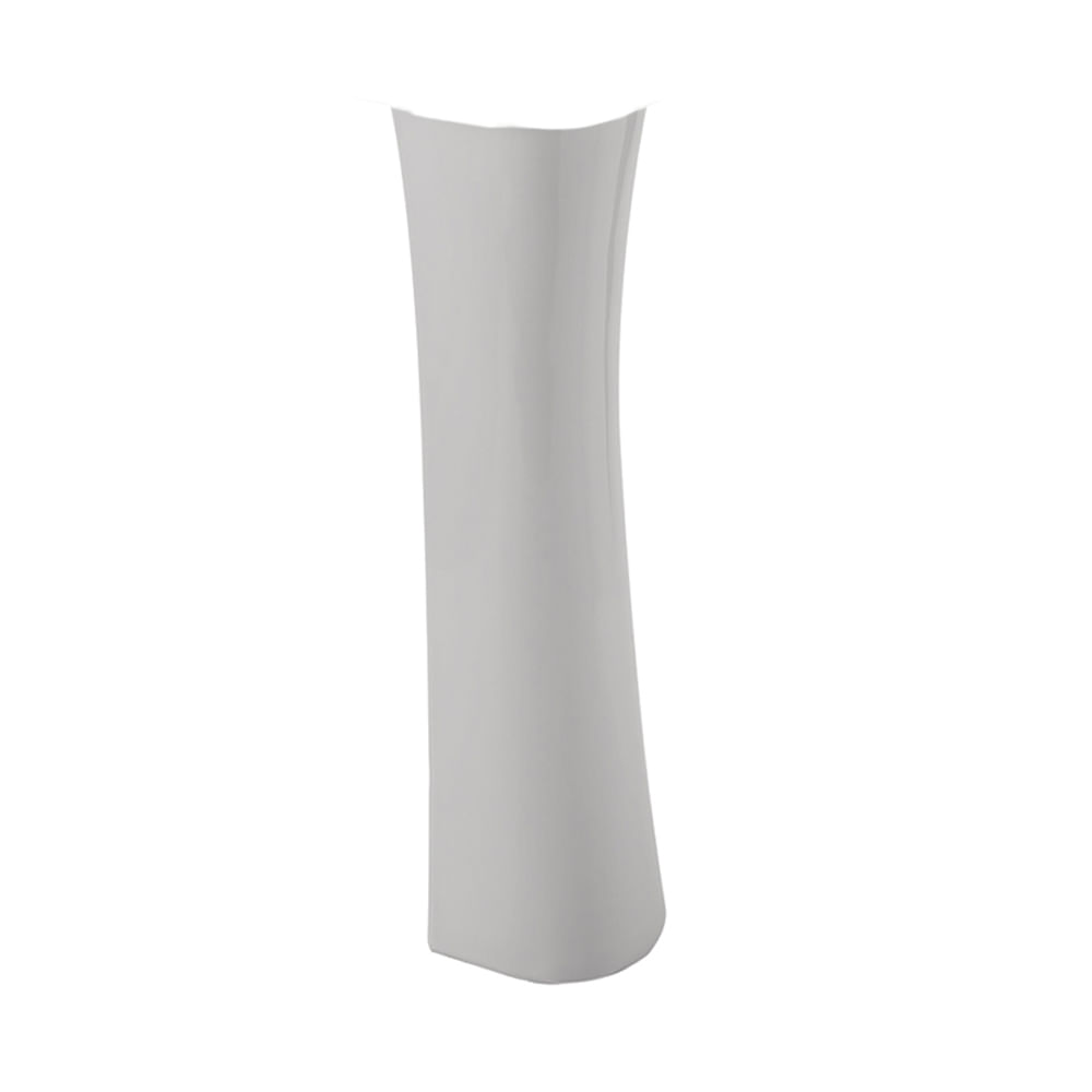 Pedestal blanco para lavamano. Blanco. 13 x 63. 5 cm