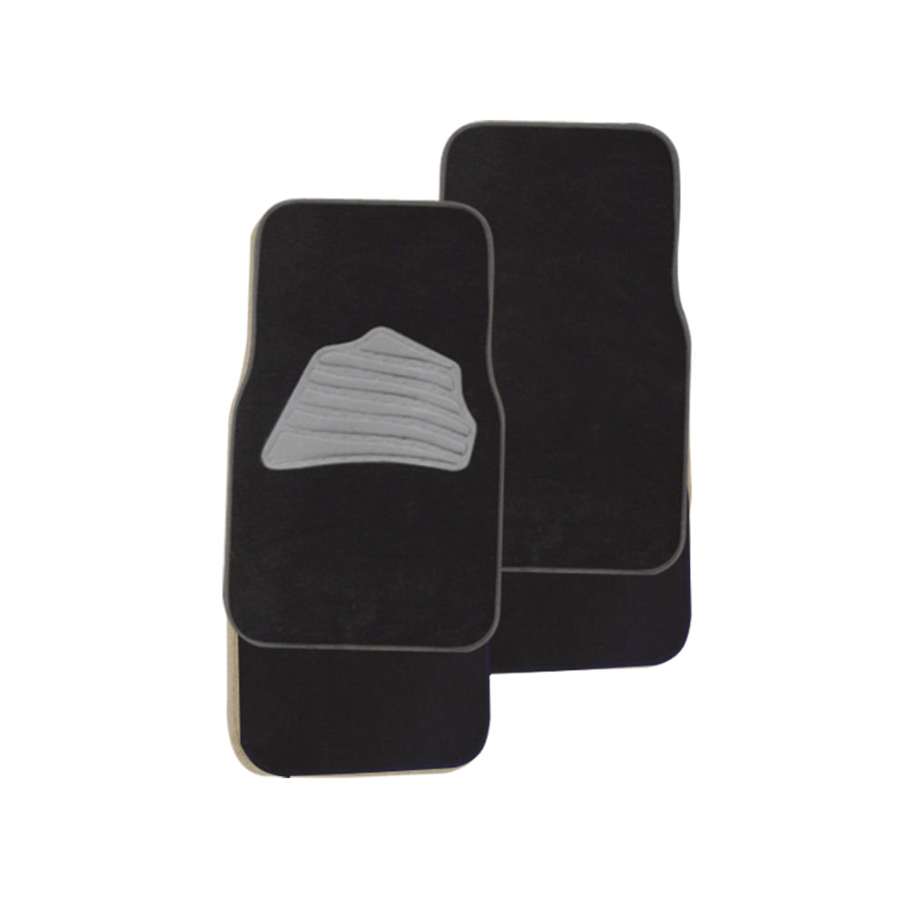 Alfombra para carro negra (juego 4pcs). Negra. Juego 4 pcs