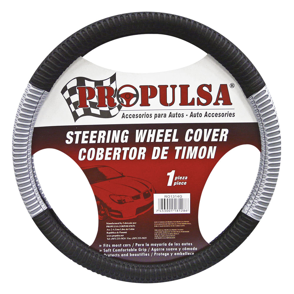 Forro para timon gris/negro propulsa. Gey/black. Estándar